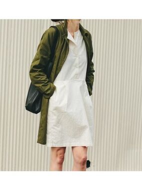 Taylor Stitch The Noe Trench in Olive Size XS